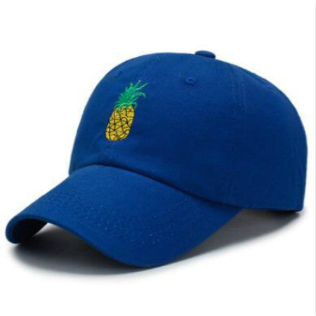 Embroidered Pineapple Baseball Cap Adjustable Cotton - Universo Shop