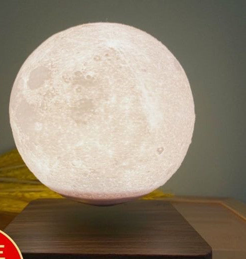 Magnetic Levitation Table Lamp Moon Light 3D Printing Planet Night Light - Universo Shop