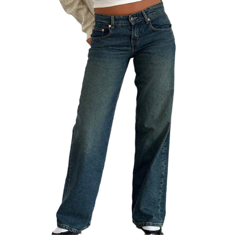 High Quality Women's Straight Jeans - Universo Shop