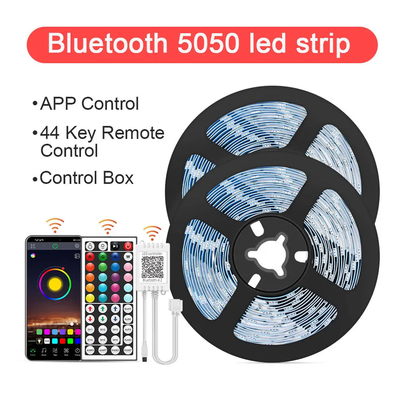 LED Strip Light, RGB 5050 Lights Music Sync Color Changing - Universo Shop