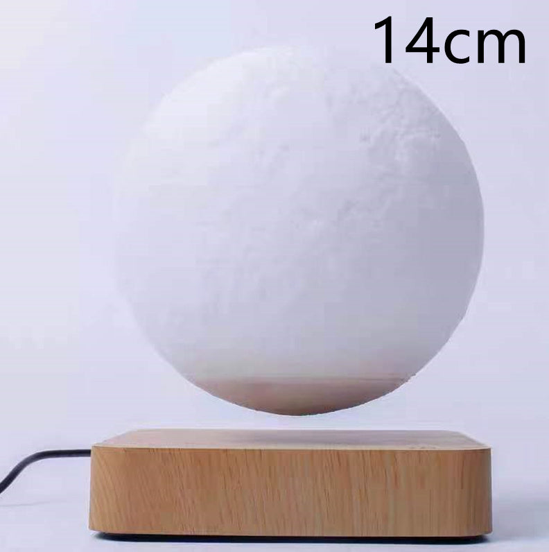 Magnetic Levitation Table Lamp Moon Light 3D Printing Planet Night Light - Universo Shop