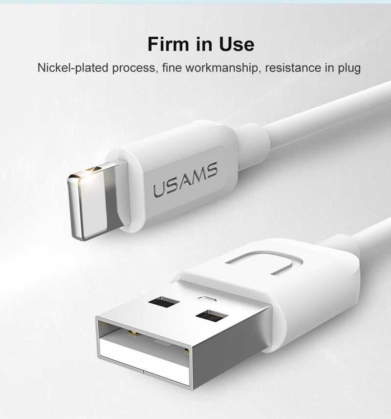 Compatible WithUSB Cable For  Charger X 8 7 6 6s Plus 5 5s SE,2A 1M Mobile USB Data Cable For  Cable For Lightning Cable - Universo Shop