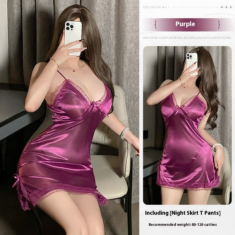 Sexy Lingerie Pure Desire Style Slip Nightdress - Universo Shop