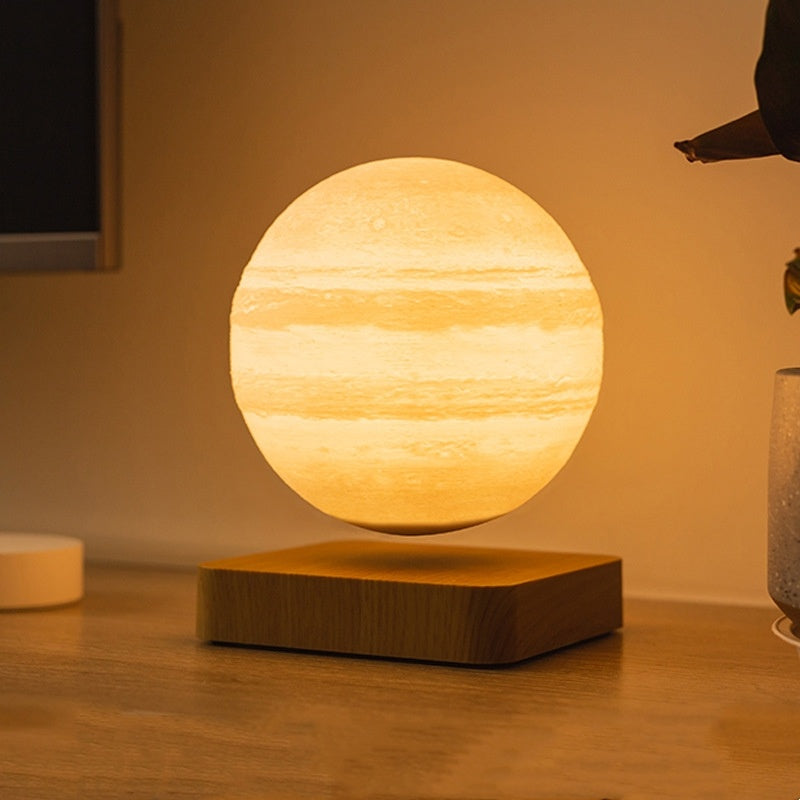 Magnetic Levitation Table Lamp Moon Light 3D Printing Planet Night Light - Universo Shop