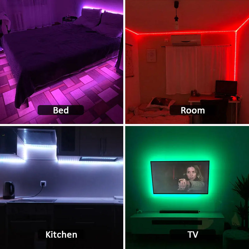 LED Strip Light, RGB 5050 Lights Music Sync Color Changing - Universo Shop