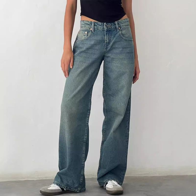 High Quality Women's Straight Jeans - Universo Shop