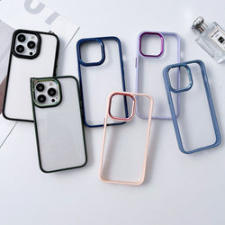 Electroplated Transparent Frosted Protective Case For Mobile Phone Case - Universo Shop