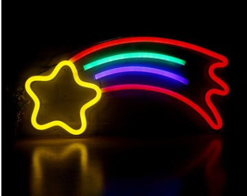 LED Neon Light, Acrylic Back Panel, Room Decoration Night Light - Universo Shop