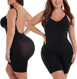 Women Tummy Control Bodysuit Full Coverage Shapewear Thigh Slim Body Suit Low - Universo Shop