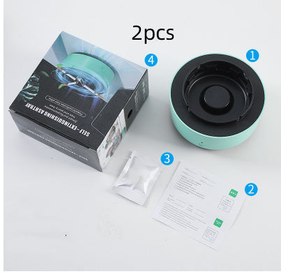 Smoke Removal Air Purification Ashtray Anion Purification Practical Automatic Purifier Ashtray Portable Gadgets For Car Ashtray - Universo Shop