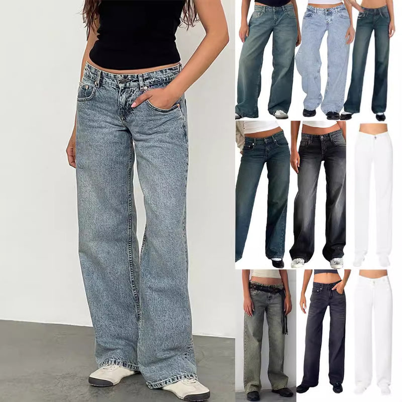 High Quality Women's Straight Jeans - Universo Shop