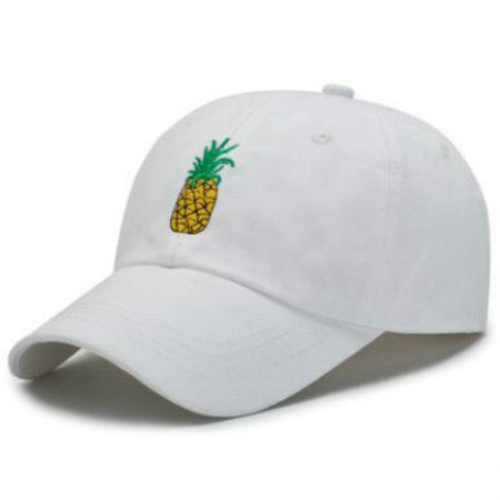 Embroidered Pineapple Baseball Cap Adjustable Cotton - Universo Shop